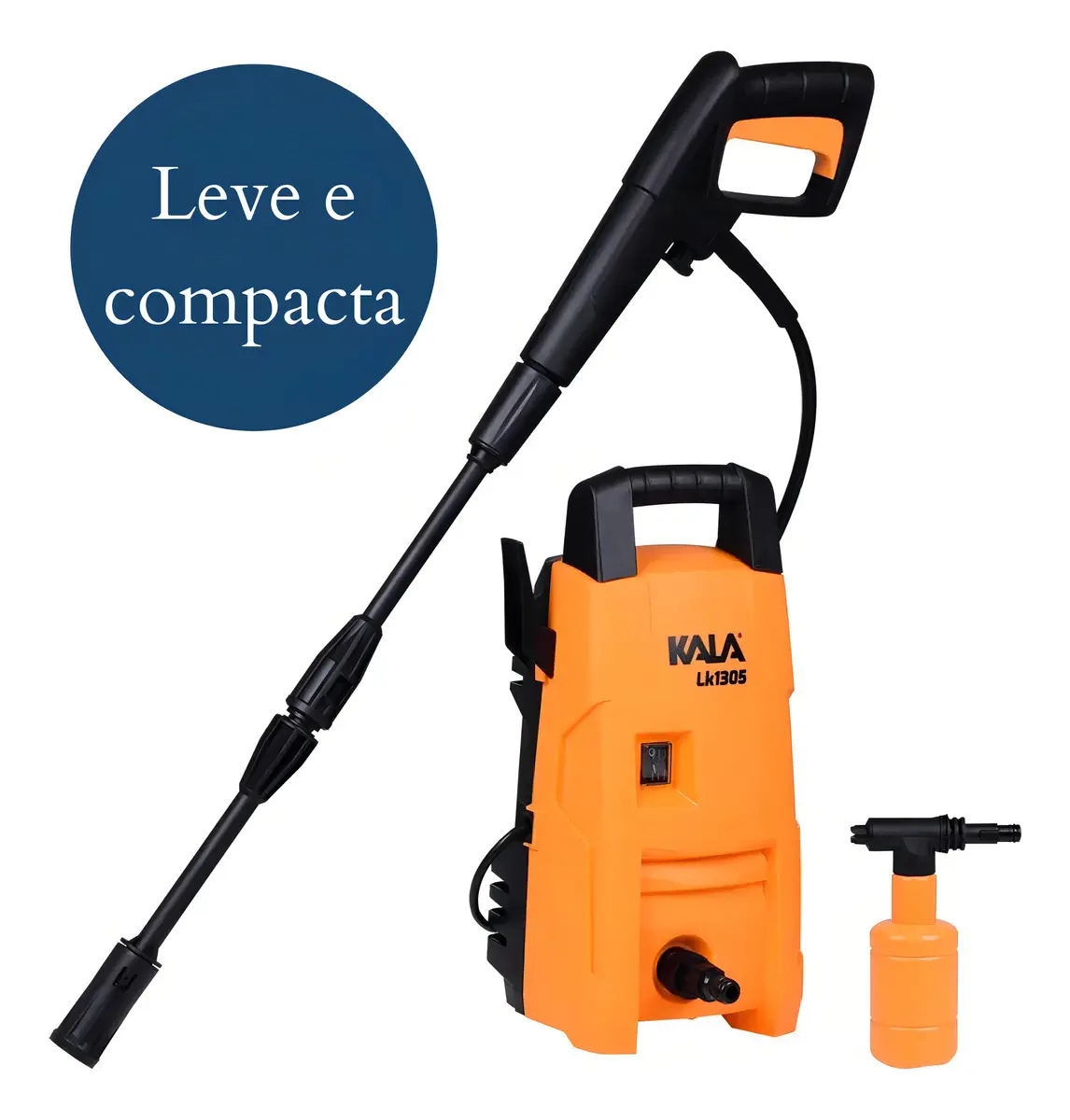 Lavadora De Alta Pressão Lk1305 1200w C/ Regulagem Kala Cor Amarelo