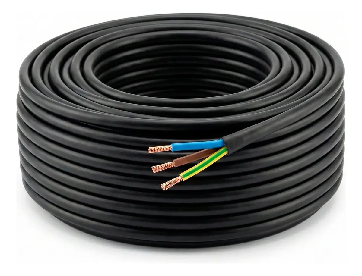 Cabo Pp 3×1,5mm /Metros 100% Cobre Flexível Normatizado