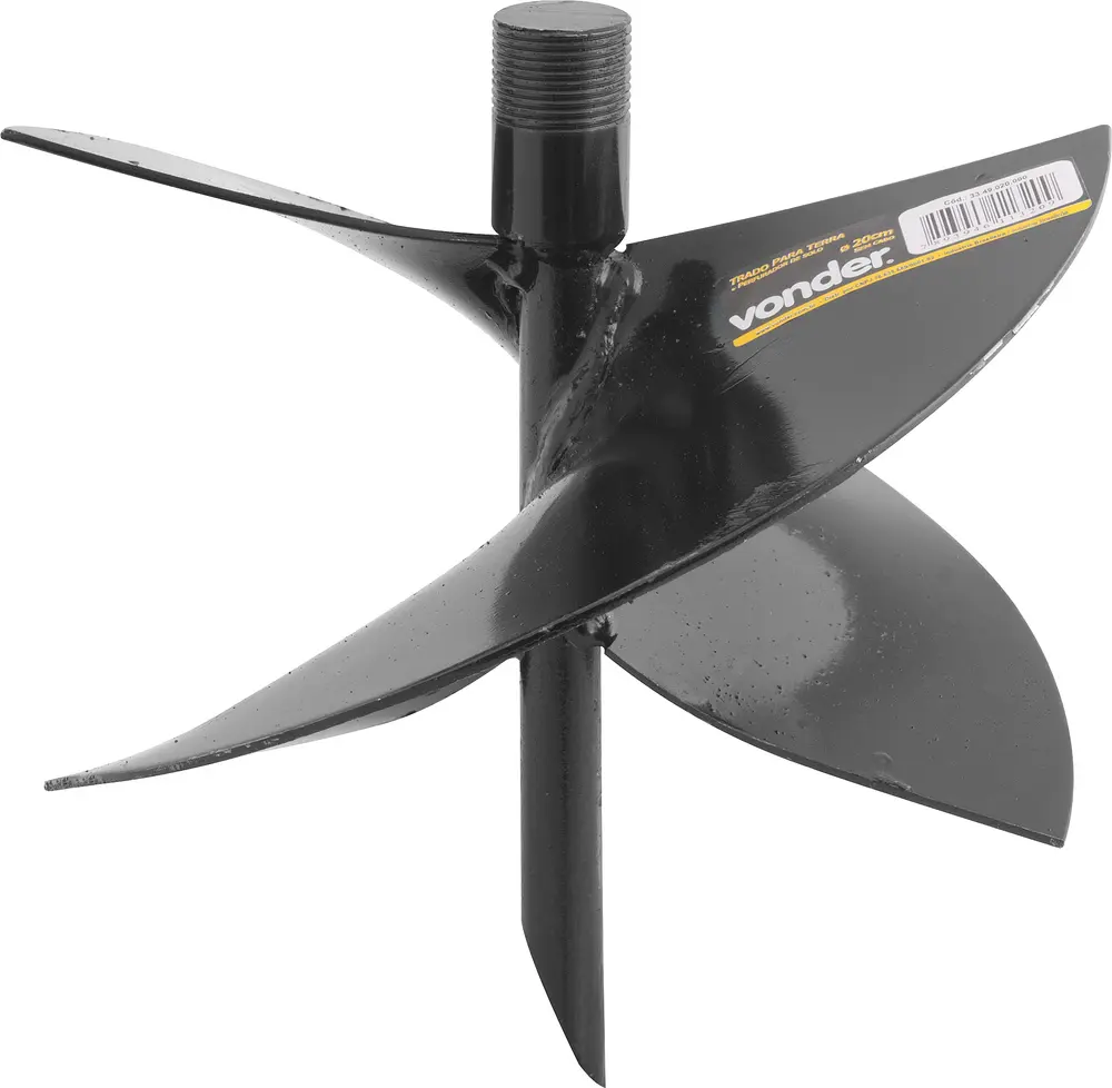 Trado Para Terra 25 cm S/Cabo Vonder